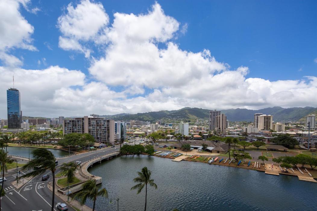 Modern Waikiki Sleek Studio Honolulu Buitenkant foto