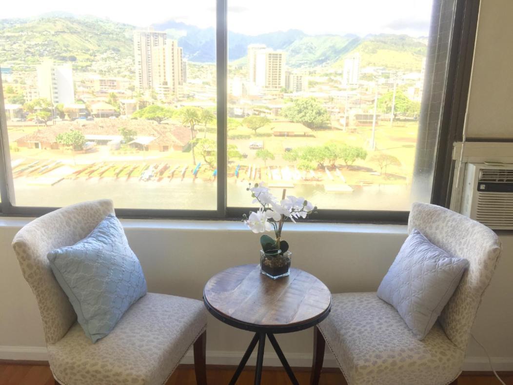 Modern Waikiki Sleek Studio Honolulu Buitenkant foto
